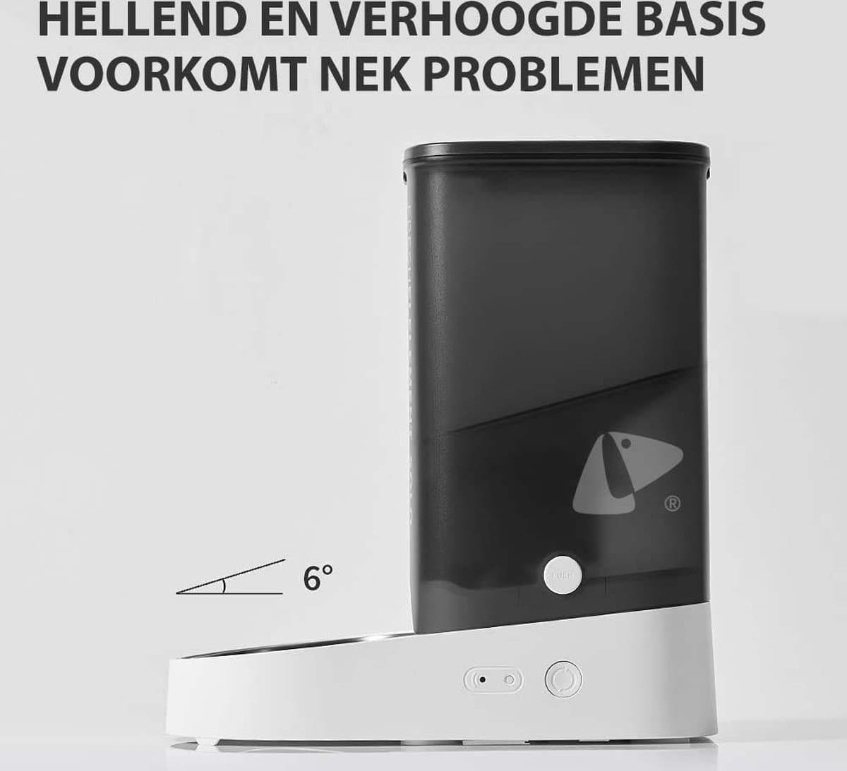 Petkit - Fresh Element SOLO New-Grey - Automatische voerbak voor kat en hond - App bediening thumbnail 4