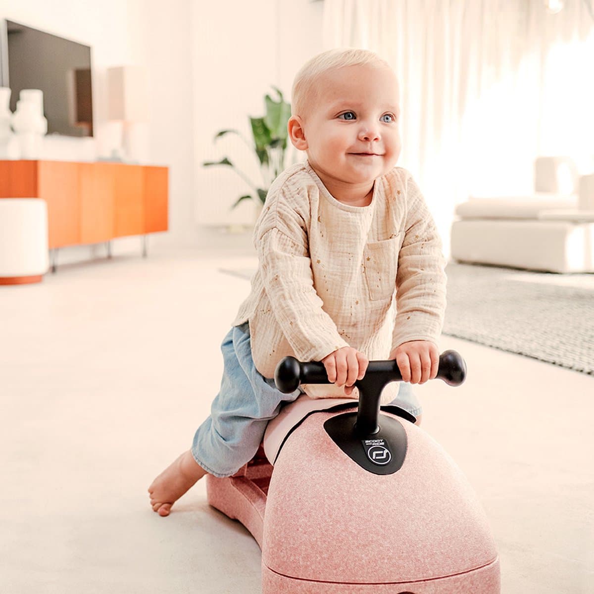 Scoot & Ride My First Baby - Roze - 3-in-1 loopwagen voor baby's thumbnail 2
