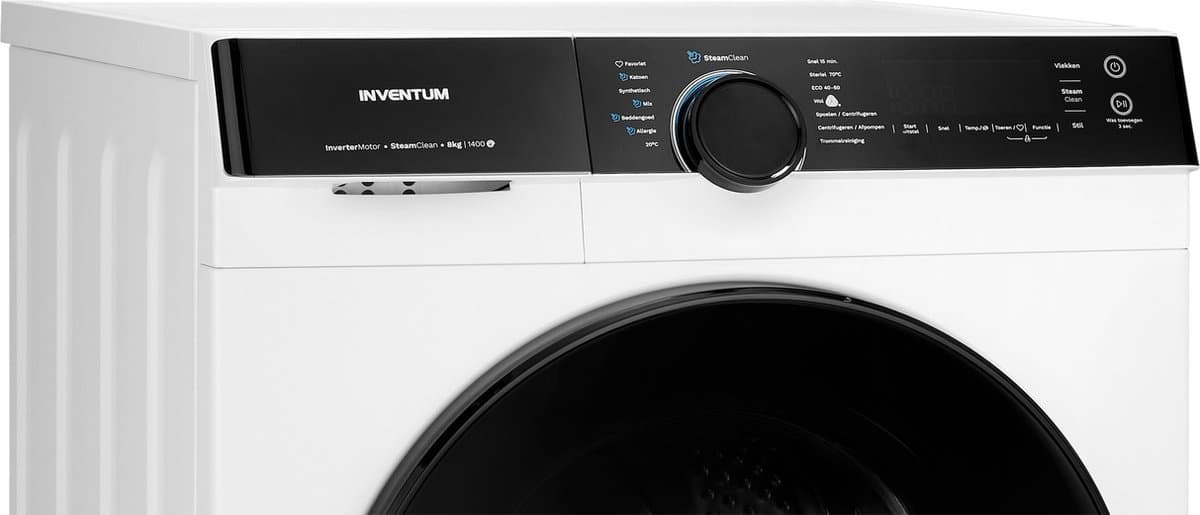 Inventum VWM8010W 8 kg met SteamClean thumbnail 3