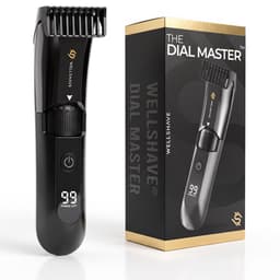 Productfoto van Wellshave Dial Master baardtrimmer met 20 lengtestanden, IPX7 en LED-display
