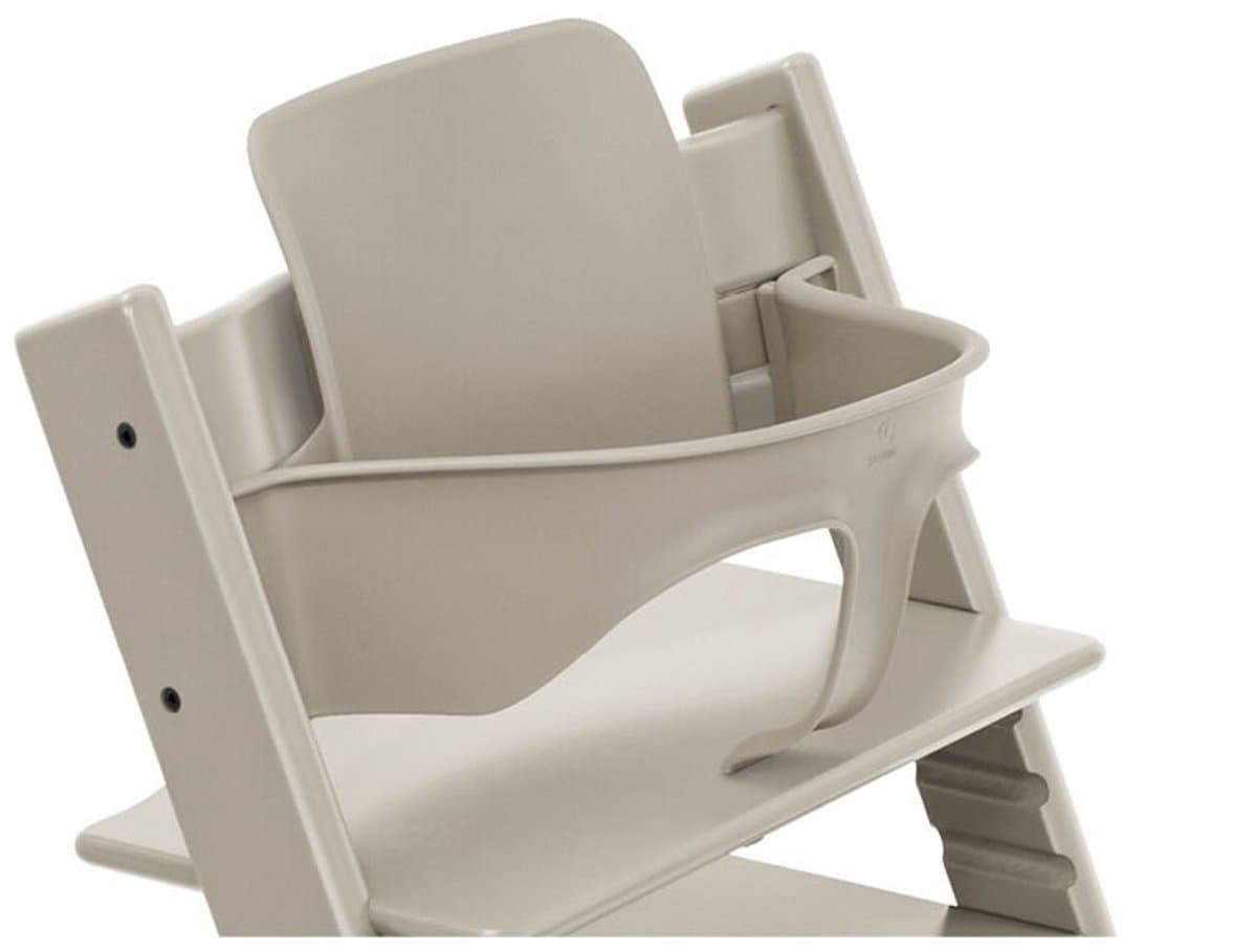 Stokke Tripp Trapp bundel Cashmere Grey | Babyset Cashmere Grey | Newborn Vanilla White/ Beige | Tray Vanilla White | Kussenset Beige thumbnail 5