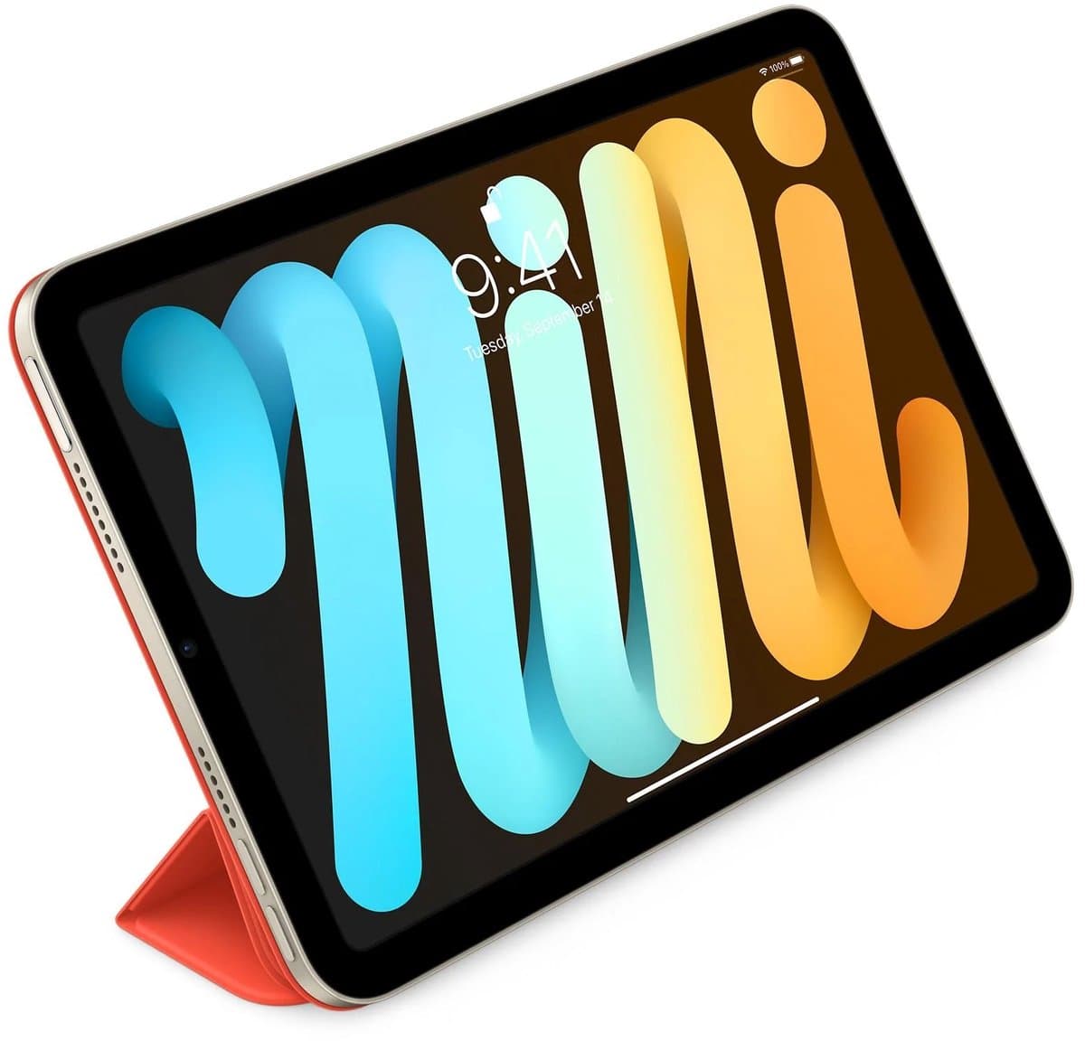 Apple Smart Folio voor de Apple iPad Mini 7 (2024) / iPad Mini 6 (2021) - Electric Orange thumbnail 3