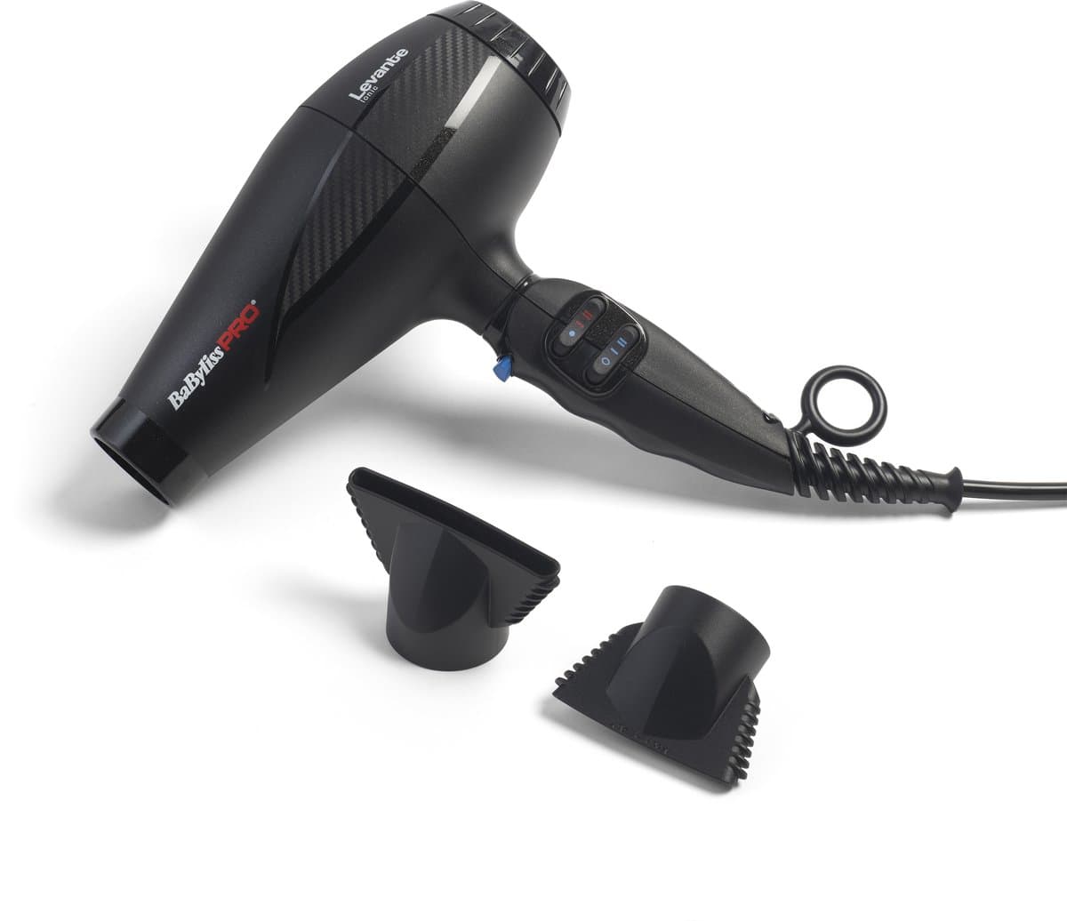 BabylissPRO Levante Föhn BAB6950IE - 2100W AC motor - Ionische functie - 141 km/h - 2 blaasmonden - Professionele haardroger thumbnail 5