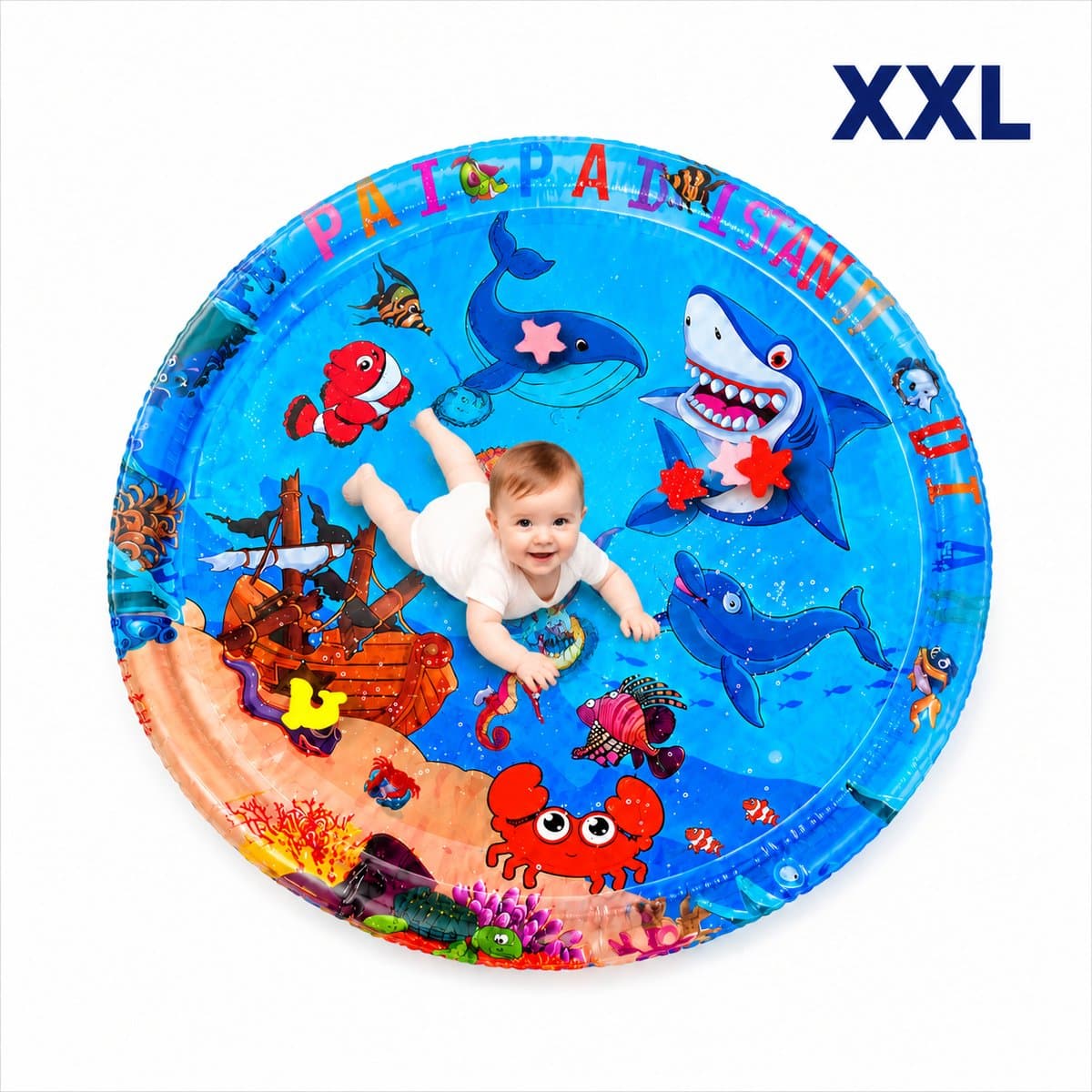 Waterspeelmat - Speelmat- Opblaasbaar baby water speelmat - Kraamcadeau - Kinderspeelgoed-Waterspeelgoed