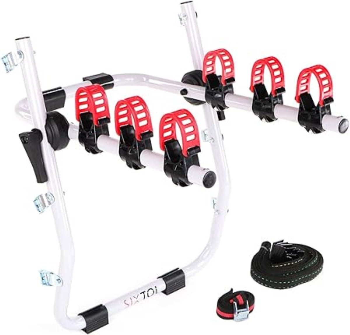 RWB® Fietsendrager Electrische Fietsen - Fietsendrager Op Trekhaak - Fietsendrager E Bike - Grijs - 53cm x 11cm x 74cm thumbnail 6