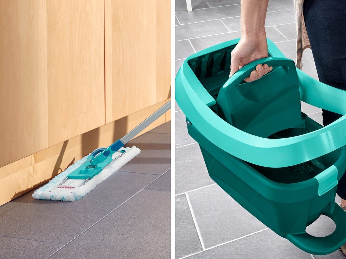 Leifheit Profi XL vloerwisser - compleet systeem - micro duo - met wieltjes - 42 cm wisbreedte - 8 ltr emmer thumbnail 8