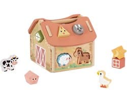 Productfoto van Hape TOOKY TOY Boerderij met Vormenstoof - FSC Hout