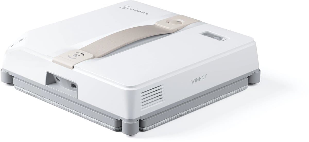 ECOVACS WINBOT MINI Robot Ramenwasser– Robot ramenreiniger-Ruitenreiniger-9 Traps veiligheidssysteem – Dubbele sproeiers met ultrasone verneveling – Intelligente routeplanning – 3 reinigingsmodi – Beige – Voor ramen – Spiegels – Glazen deuren thumbnail 3