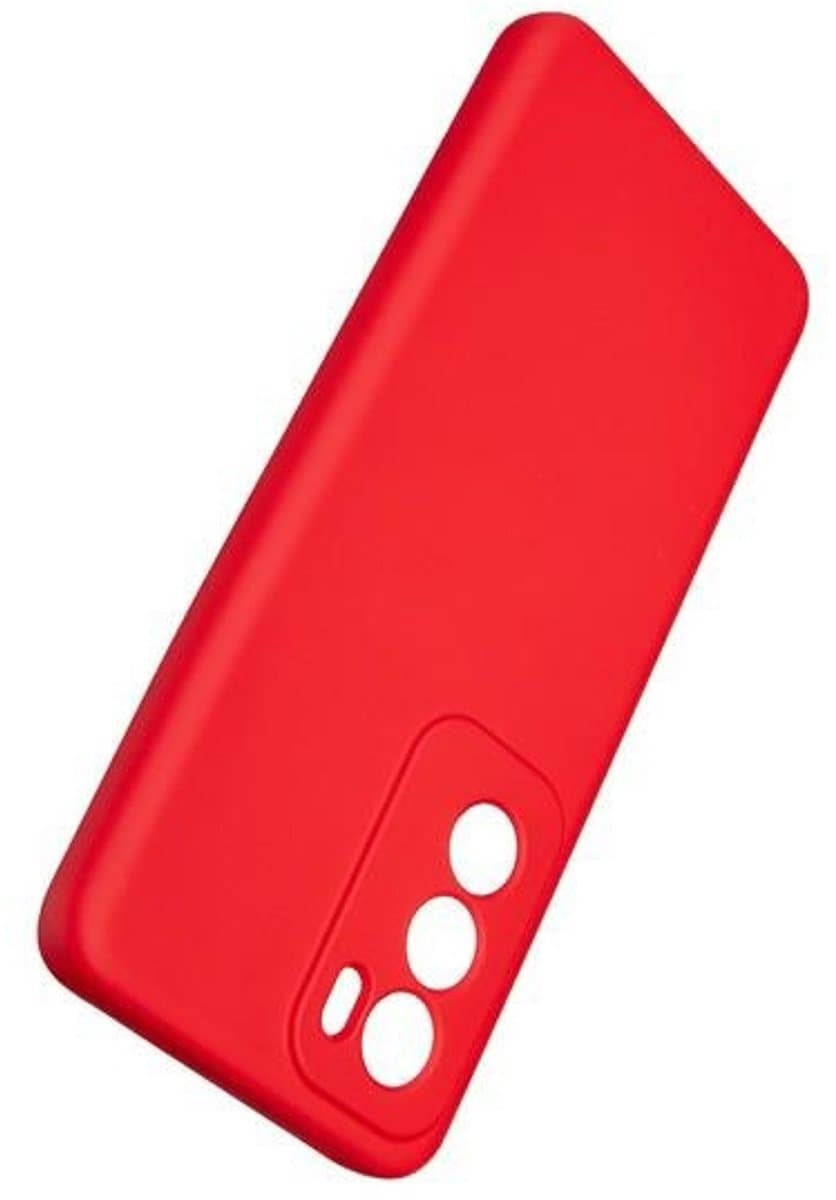 Beline - Oppo Reno 12 5G Etui - Siliconen - Czerwony thumbnail 3