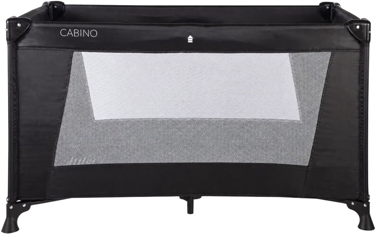 Cabino Campingbedje / Reisbedje Opvouwbaar set Inclusief Transporttas en Matras – 120 x 60 cm - Zwart thumbnail 8