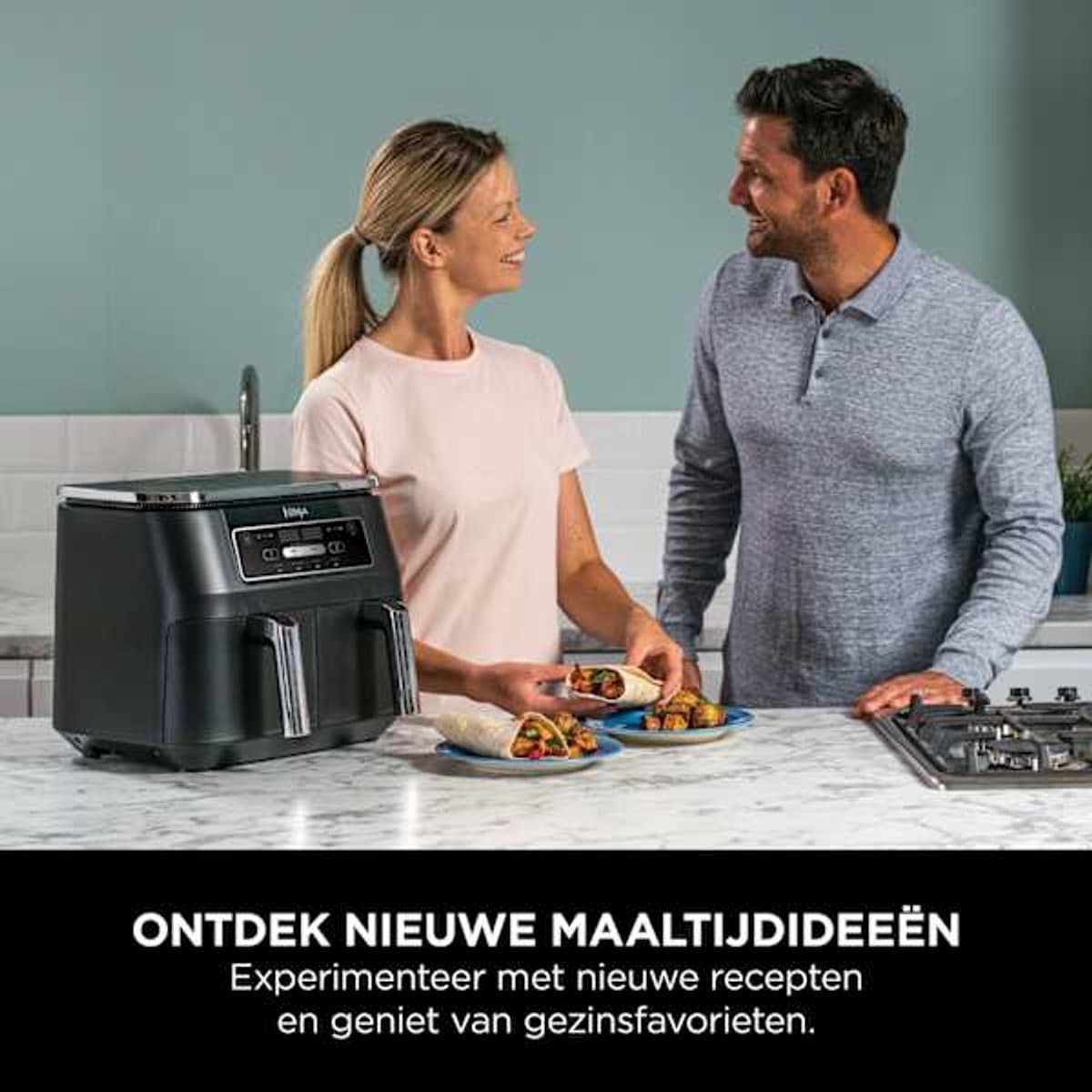 Ninja Foodi AF200EU Dubbele Airfryer XXL - Dubbele Mand - 7.6 Liter - Dual Zone Technologie thumbnail 5