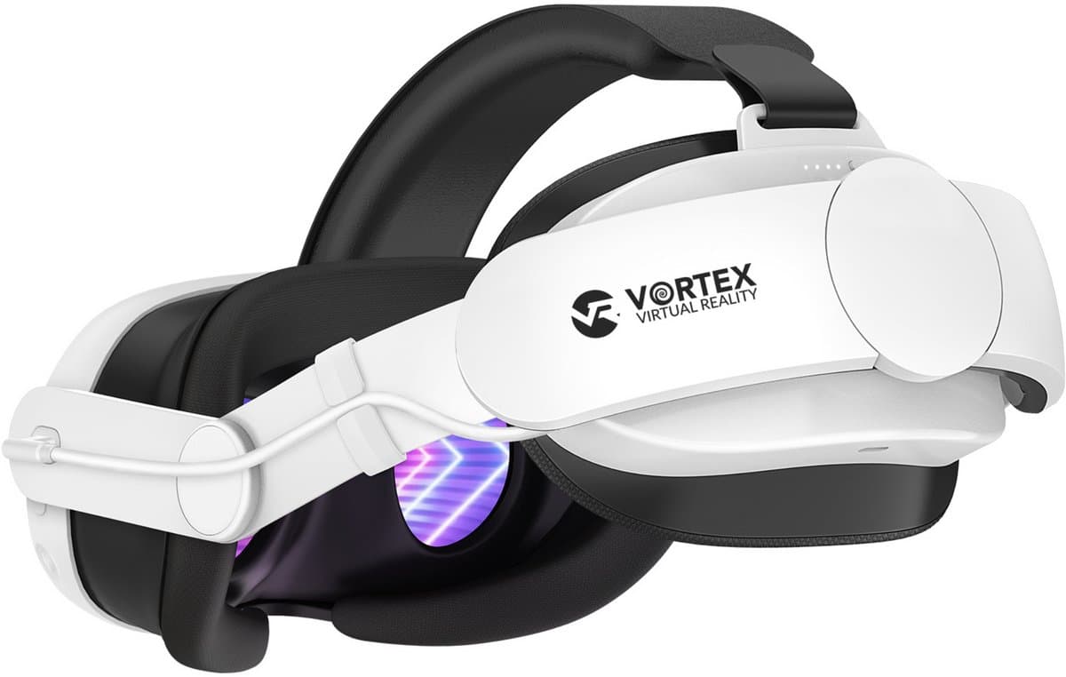 Elite Strap met 6000 mAh batterij voor Meta Quest 3S, Quest 3