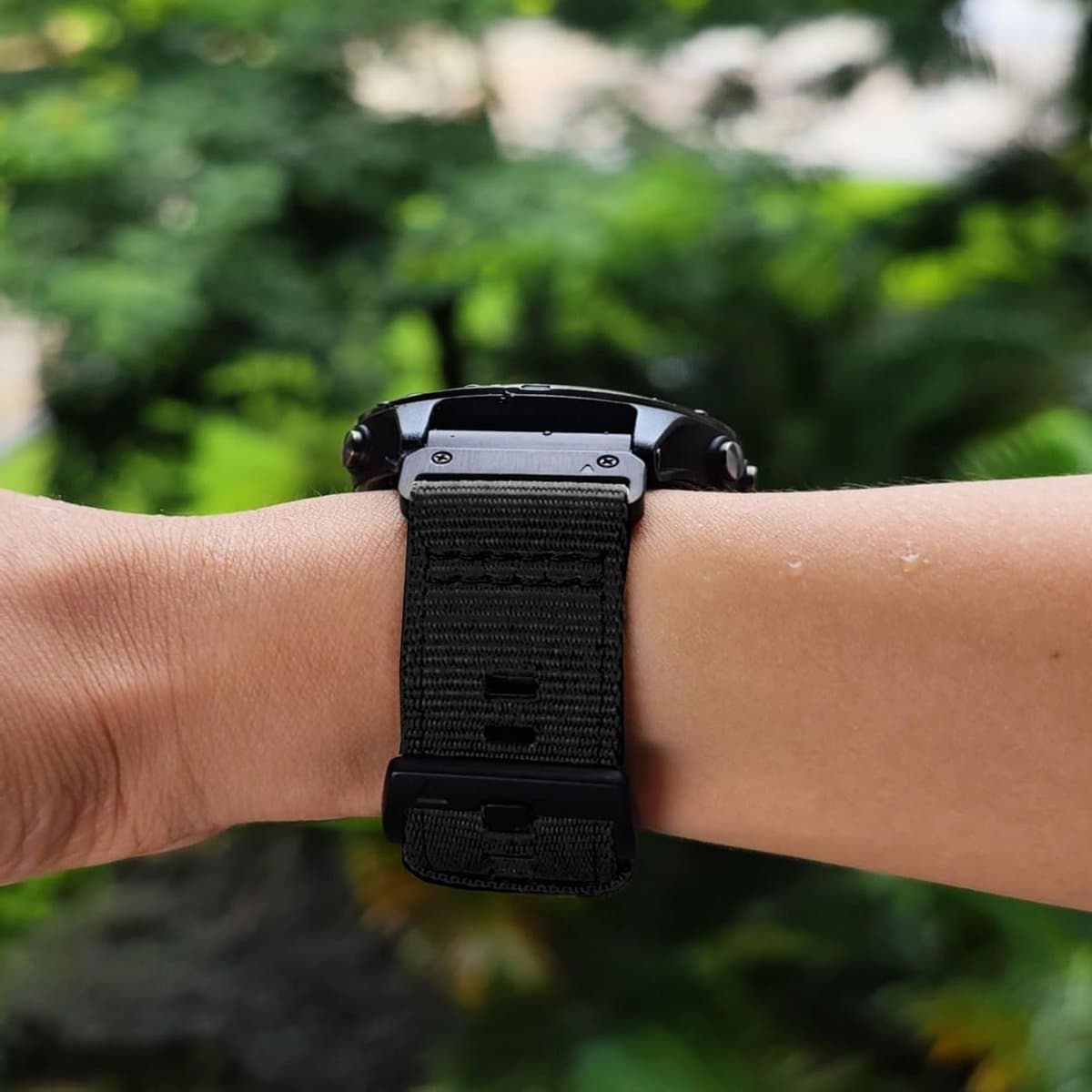YOOSIDE Robuuste nylon horlogeband voor Garmin Fenix 7X/Fenix 6X/Fenix 5X/Enduro, quick fit, 26 mm, verstelbare geweven nylon sportpolsband met roestvrijstalen sluiting voor epix Pro 51 mm thumbnail 6