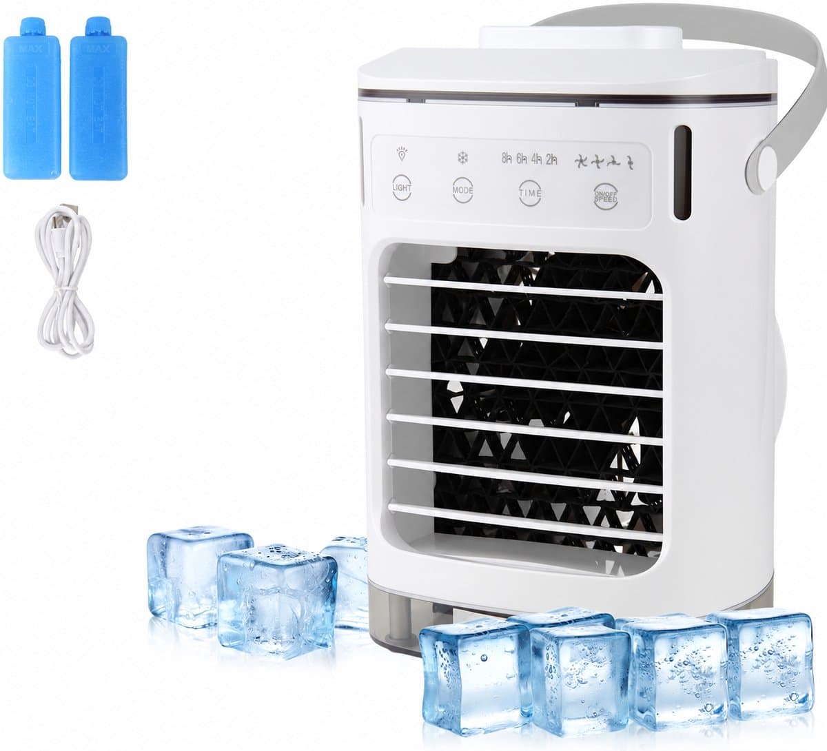 Airco Aircooler 4-in-1 - Draagbare koeling met watervoorraad