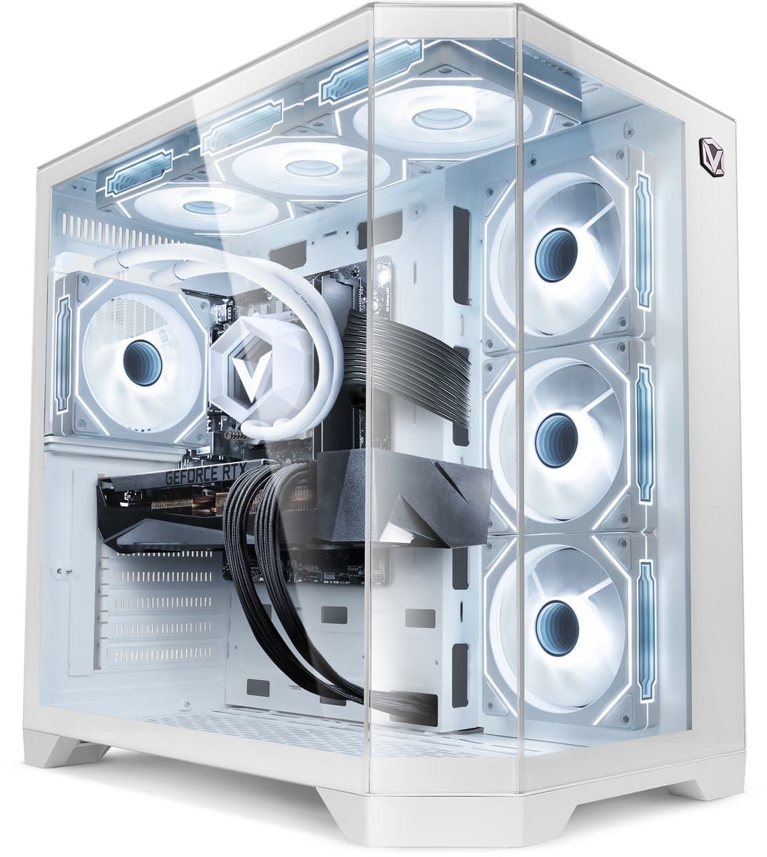 Vibox Gaming PC - Ryzen 7 9800X3D - RTX 5070 Ti - 32GB DDR5 RAM - 1TB NVMe SSD - Windows 11 - WiFi 6 + Bluetooth 5.4 - Waterkoeling