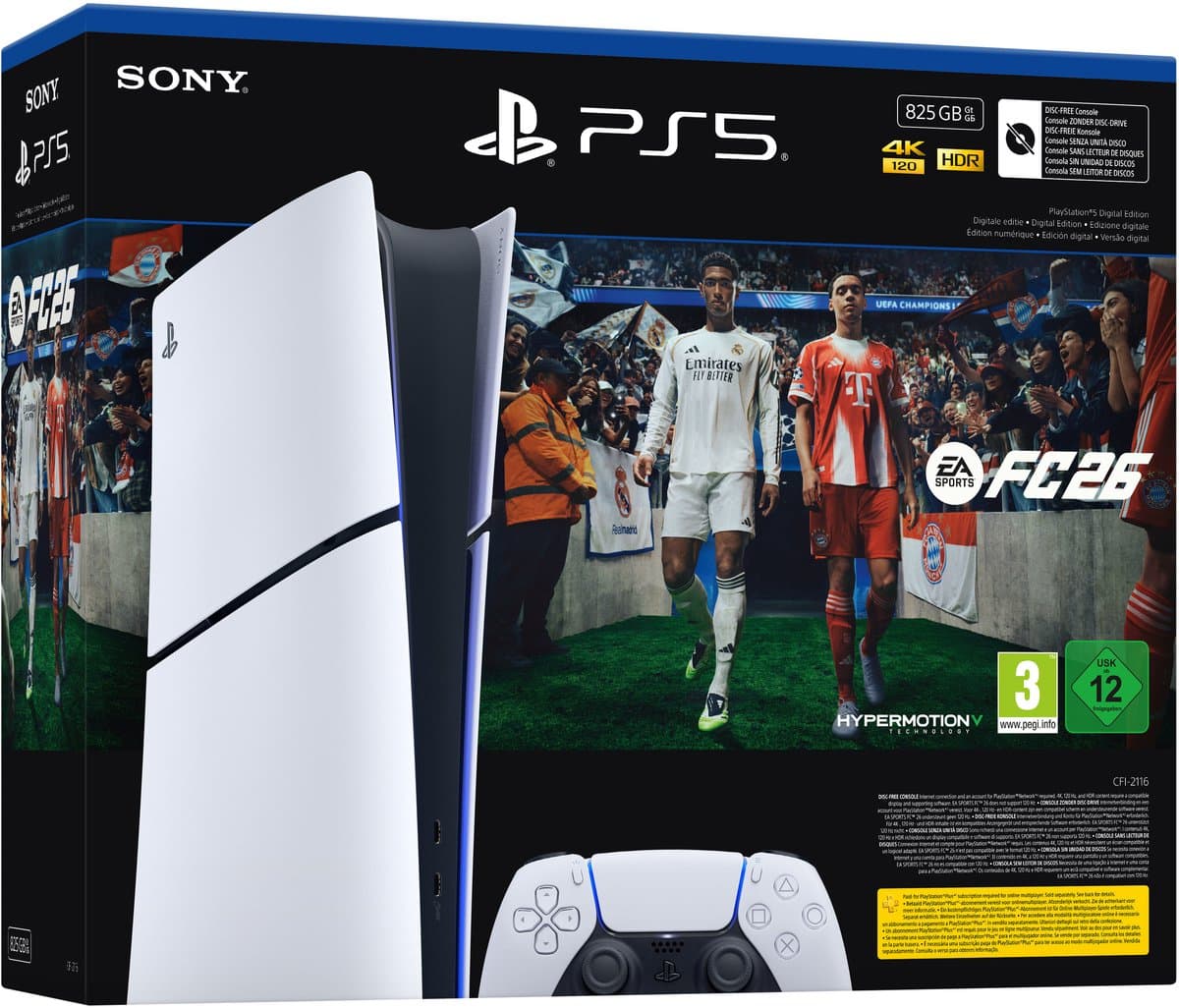 PlayStation 5 Digital Edition - 825 GB – EA SPORTS FC 26 bundel thumbnail 2