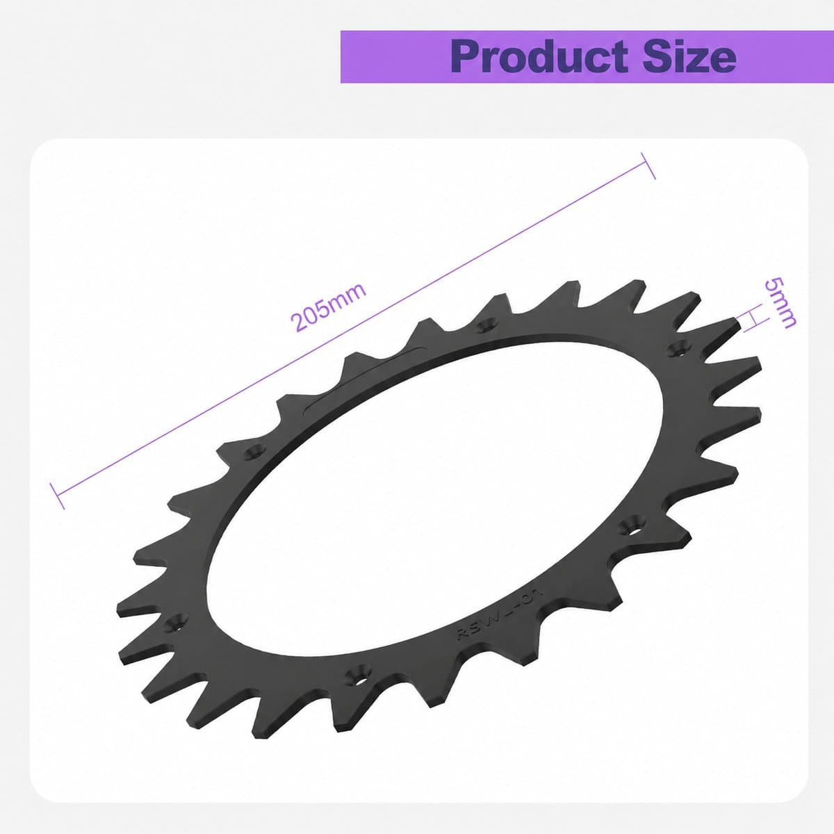 Sander Shop Robotmaaier kunststof spikes voor Worx Landroid S & M, 205 mm robotmaaier, wielspikes met 12 schroeven, tractieverbetering voor robotmaaier, spikes accessoires thumbnail 6