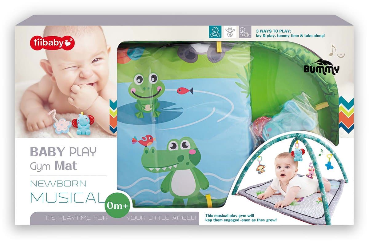 Speelkleed Baby met Boog - Buikligtrainer 78x78cm thumbnail 8