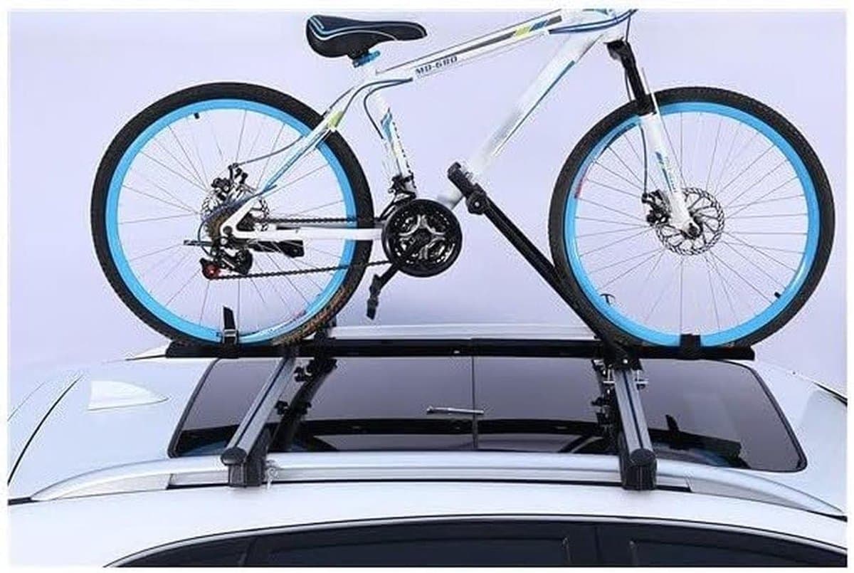 Fietsendrager Auto - Dakdrager Fiets - Fiets Vervoeren - Robuuste Frameklem - 15 kg - Metaal thumbnail 4