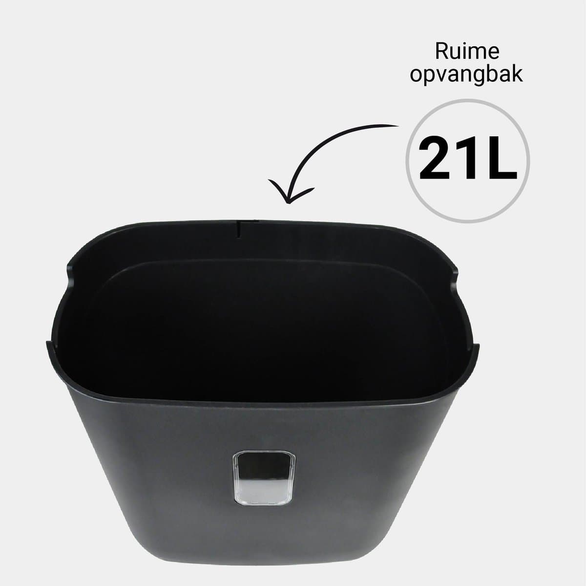 DESQ® Papierversnipperaar 20050 | 11 vel | 4 x35 mm snippers | P4 | Ook creditcards | 21 liter opvangbak | Vulniveau venster thumbnail 7