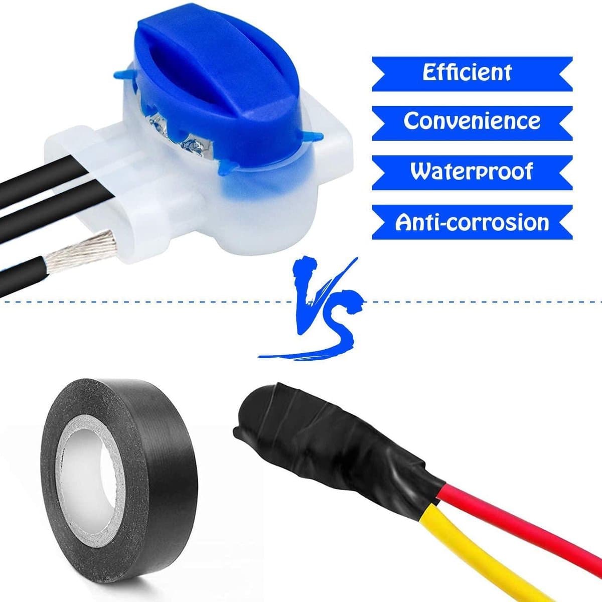 Gel connector - 10 stuks - kabelverbinder-voor Gardena Husqvarna en alle robot maaiers - begrenzingsdraad - draadverbinder voor robotmaaier thumbnail 3