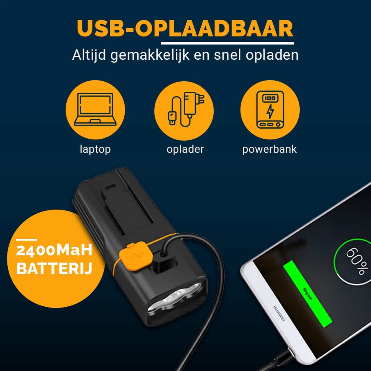 AXIMO Fietsverlichting Set 500 lumen - Fietslamp USB Oplaadbaar LED - Aluminium Voorlicht en Achterlicht - Roteerbaar voorlicht - Waterbestendig (IP65) Fietslicht - MTB & Racefiets thumbnail 6