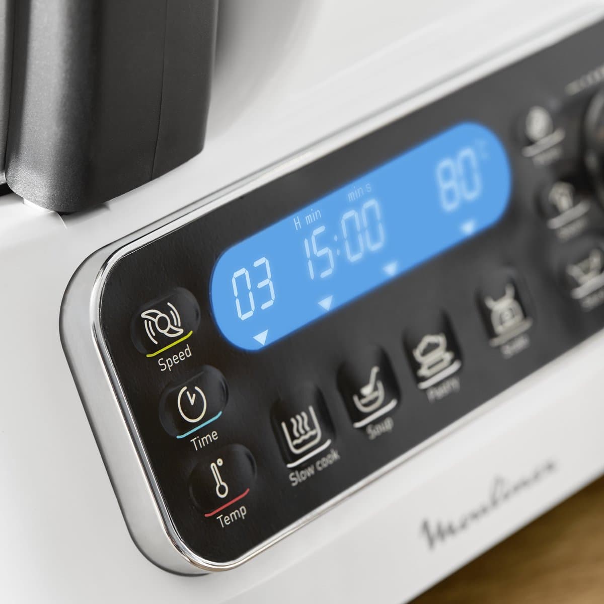 Moulinex Click Chef HF452 - 1400W - 3,6L - Zwart/Wit
