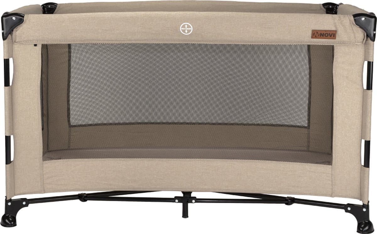 Novi Baby Nora Luxe Campingbed - Beige/Zwart - reisbed - Inclusief transporttas - Inclusief verschoonblad -Inclusief bodemverhoger thumbnail 7