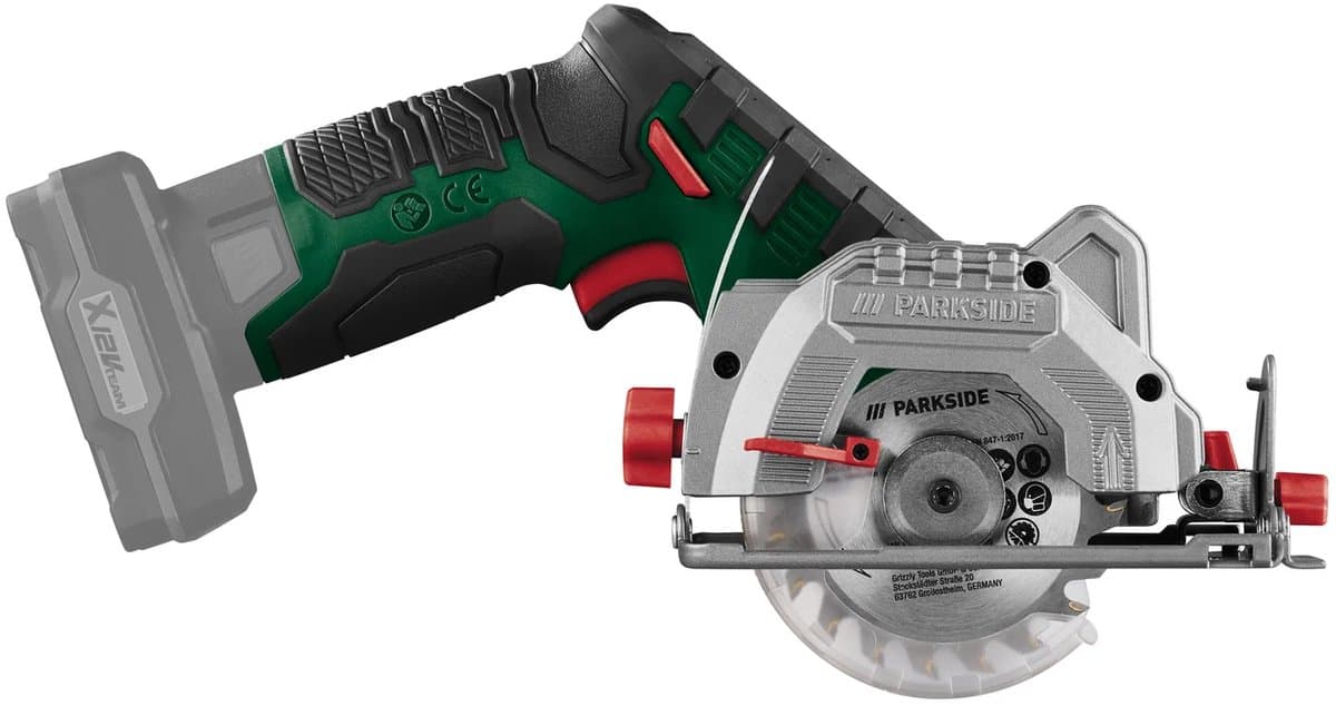 Parkside 12V Accu Handcirkelzaag - Compact, Soft Start, Zonder Accu
