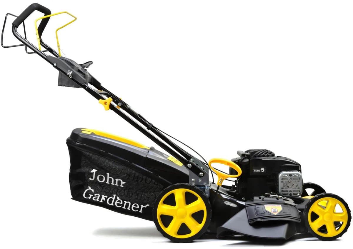 John Gardener Benzine grasmaaier - 51 cm maaibreedte - 8-traps hoogte-instelling - 60L opvangbak - Zij- en achteruitworp thumbnail 8