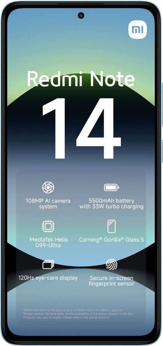 Smartphone-Redmi Note 14-8GB+256GB-Blauw thumbnail 2