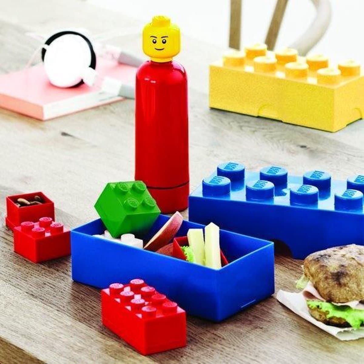 Room Copenhagen LEGO Lunch Box Wit – stapelbare lunchbox thumbnail 6