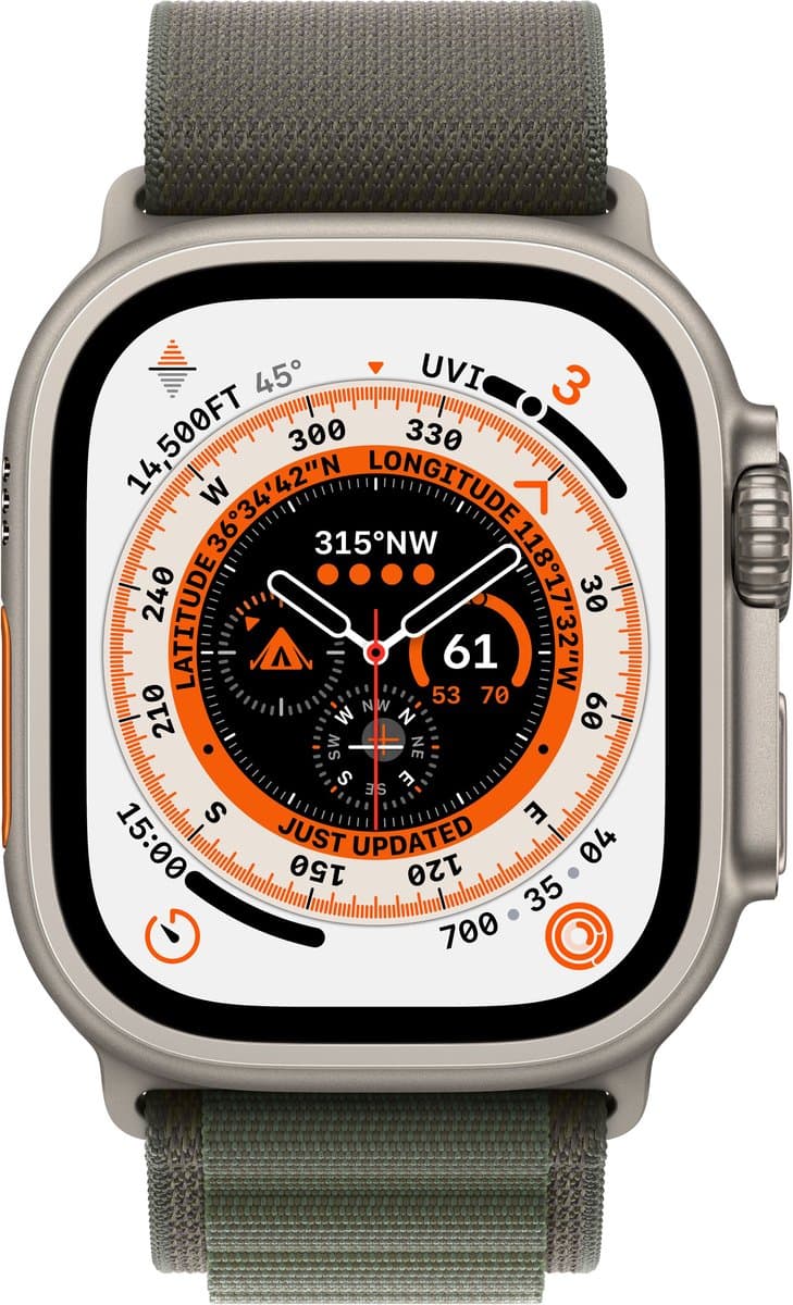 Apple Watch Ultra Alpine bandje - 49mm - Groen - Small thumbnail 5