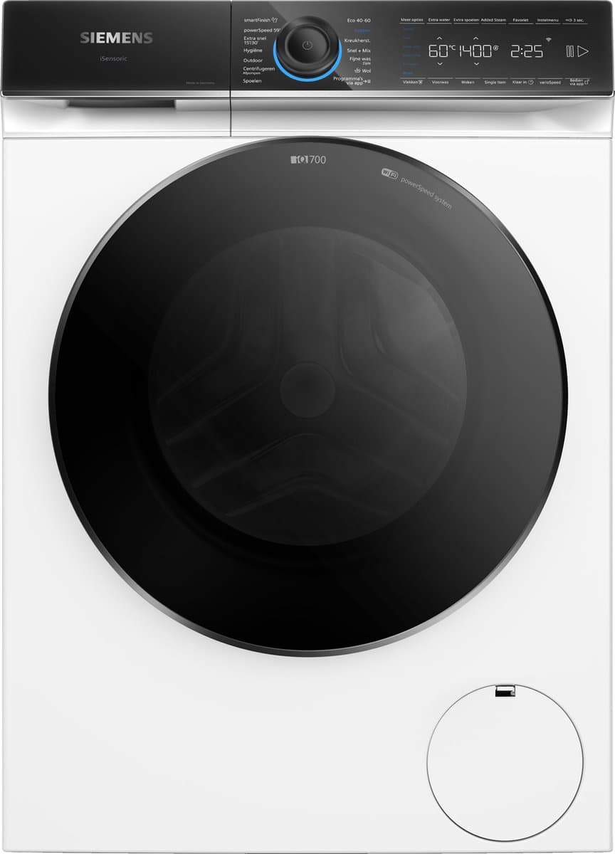 Siemens WG54B20CNL - iQ700 - Wasmachine - 10 kg - 1400 rpm - 40% zuiniger dan Energielabel A - Zeer stil - smartFinish vermindert kreukels tot 50% -Home Connect - afbeelding 1