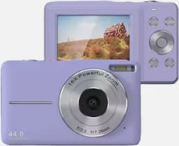 Productfoto van Merkloos DC403-32G paarse kindercamera met 32GB