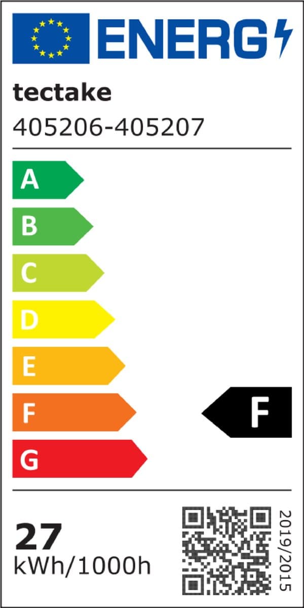tectake® LED-Vloerlamp - Dimbare vloerlamp - Booglamp - Vloerlamp met leeslicht en afstandsbediening - Sfeerlicht voor woonkamer, slaapkamer, nachtkastje - Leeslamp of bureaulamp - Zwart thumbnail 2