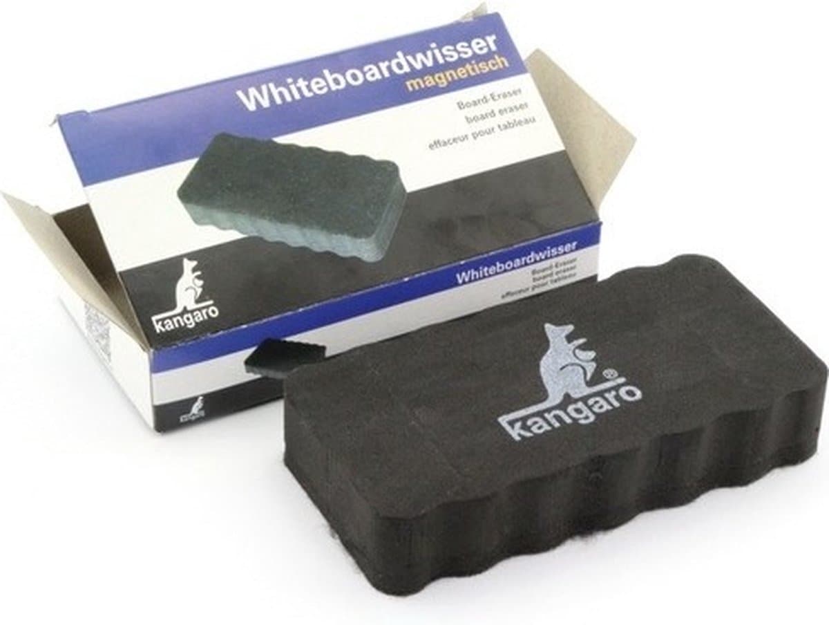 Magnetische whiteboard accessoires set - bordenwisser met 3x markers/stiften - school - kantoor - thuis thumbnail 3