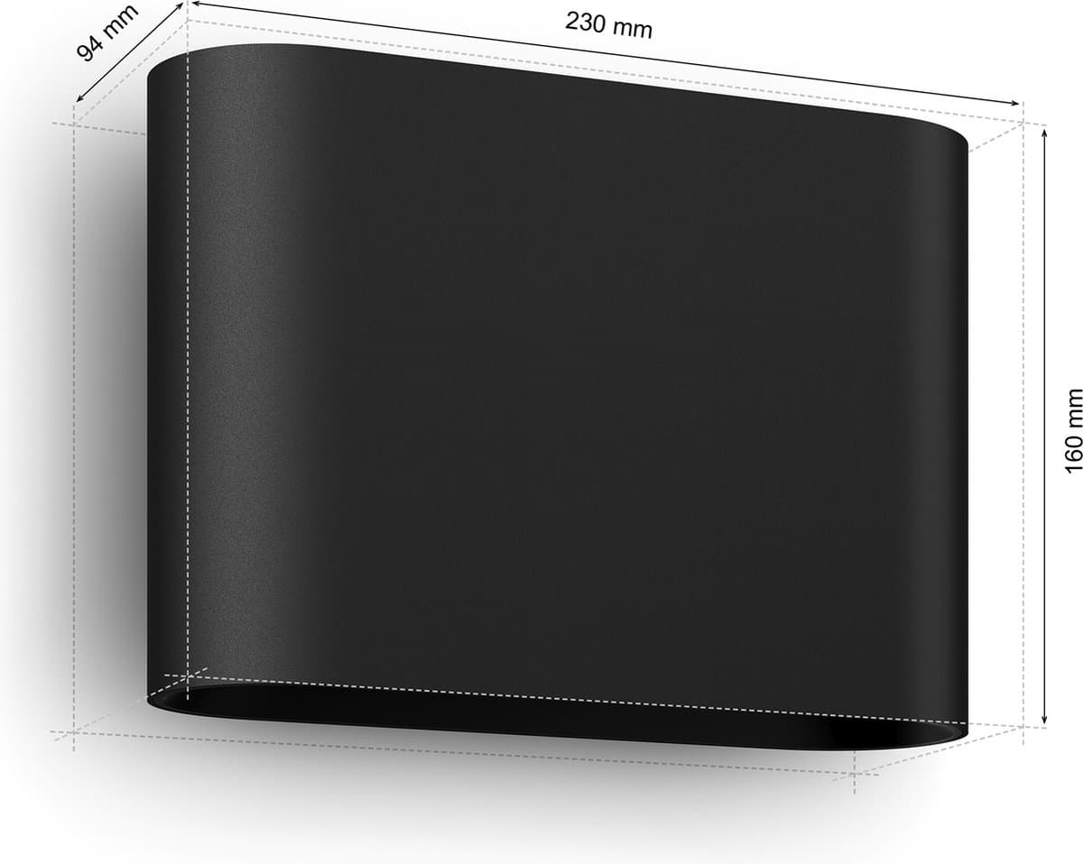 Philips Hue Dymera muurlamp - gekleurd LED licht binnen en buiten thumbnail 7