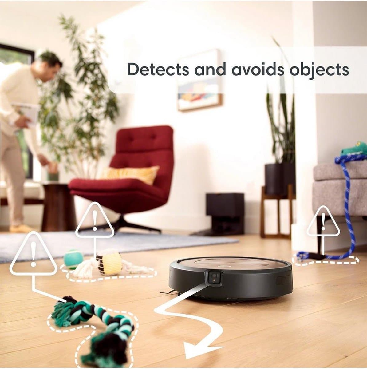 iRobot Roomba J9+ Robotstofzuiger - Automatisch leegstation - Objectdetectie en vermijding thumbnail 4