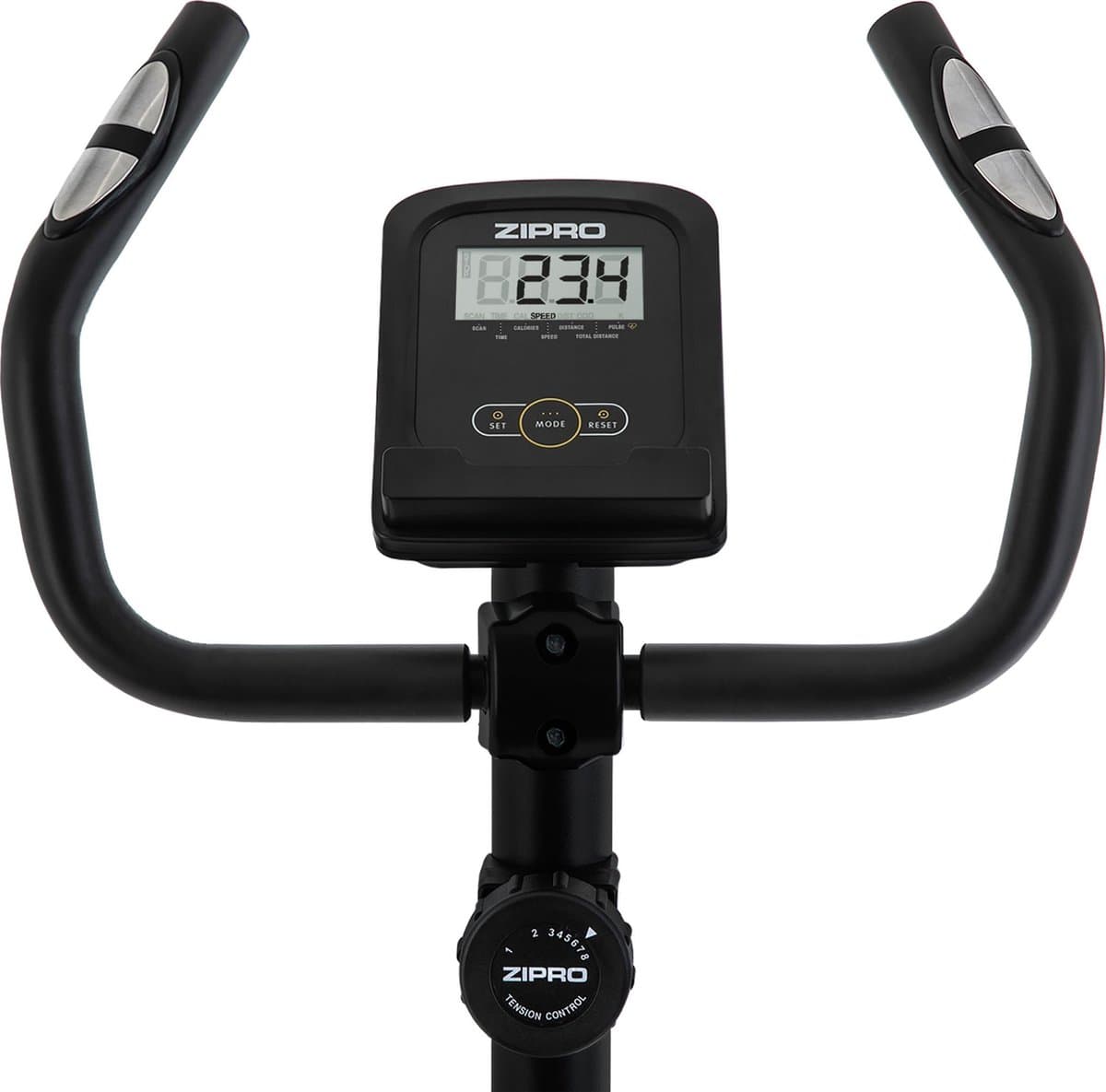 ZIPRO One S Gold - Hometrainer Fiets - Fitness Fiets - Magnetische Fiets - Hartslagsensoren - Gemakkelijk te transporteren - Antislippedalen - Homegym - Stabiele structuur - Max. gebruikersgewicht 110 kg - Zwart en Goud thumbnail 3
