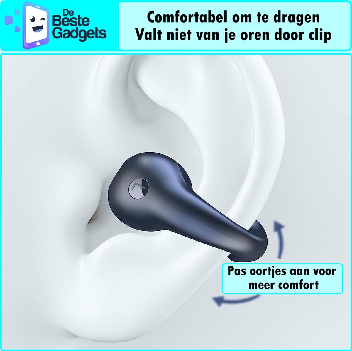 Onbekend Draadloze oordopjes met oorclip Wit - Sport thumbnail 6