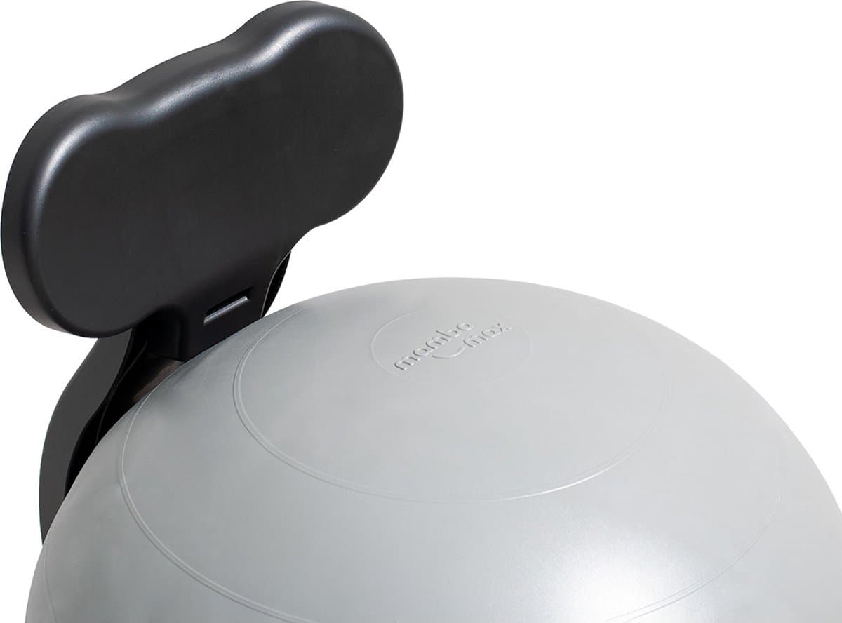 Mambo Max Verstelbare Balstoel - Ergonomische Zitbal voor Kantoor en Thuiswerken - Zwart/Grijs thumbnail 4