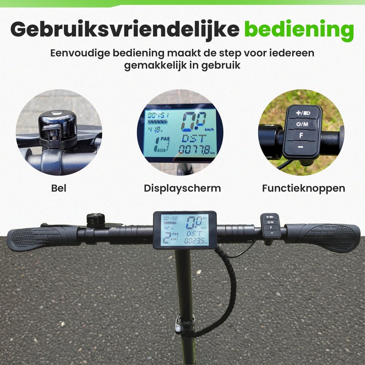 StapStep Lite+ Elektrische Step - 25km/u, 25km bereik, legaal thumbnail 5