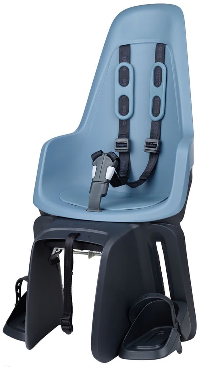 Bobike One Maxi E-BD/bagagedragermontage - Citadel Blue - fietsstoeltje - kinderzitje - achterzitje - fietszitje - voor achterdrager van een fiets of e-bike