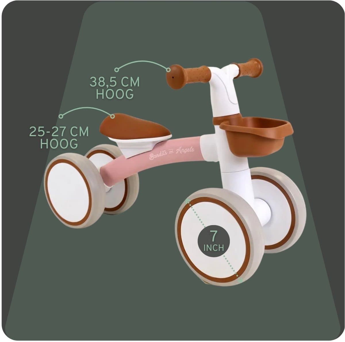 Bandits First Rider Loopfiets - Verstelbaar Vanaf 1 Jaar thumbnail 5