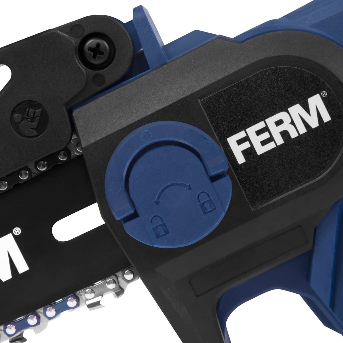 FERM - CSM1052 - Accu - kettingzaag - 12V - Mini kettingzaag - Draadloze mini kettingzaag - met 1.5Ah - accu - en - USB-C laadkabel thumbnail 8