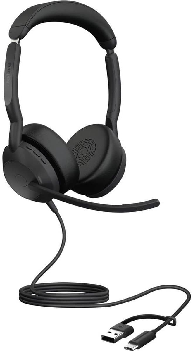 Jabra Evolve2 50 25089-989-799 - Computer Headset - Met microfoon - USB-C/A - UC Stereo thumbnail 4