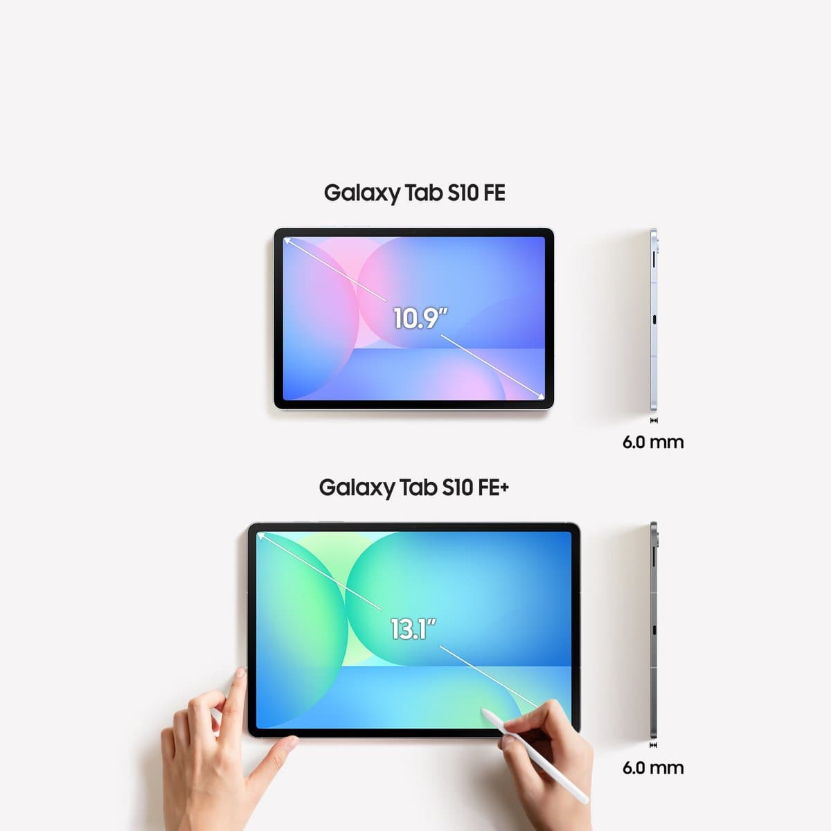 Samsung Galaxy Tab S10 FE - Wifi - 128GB - Gray thumbnail 3