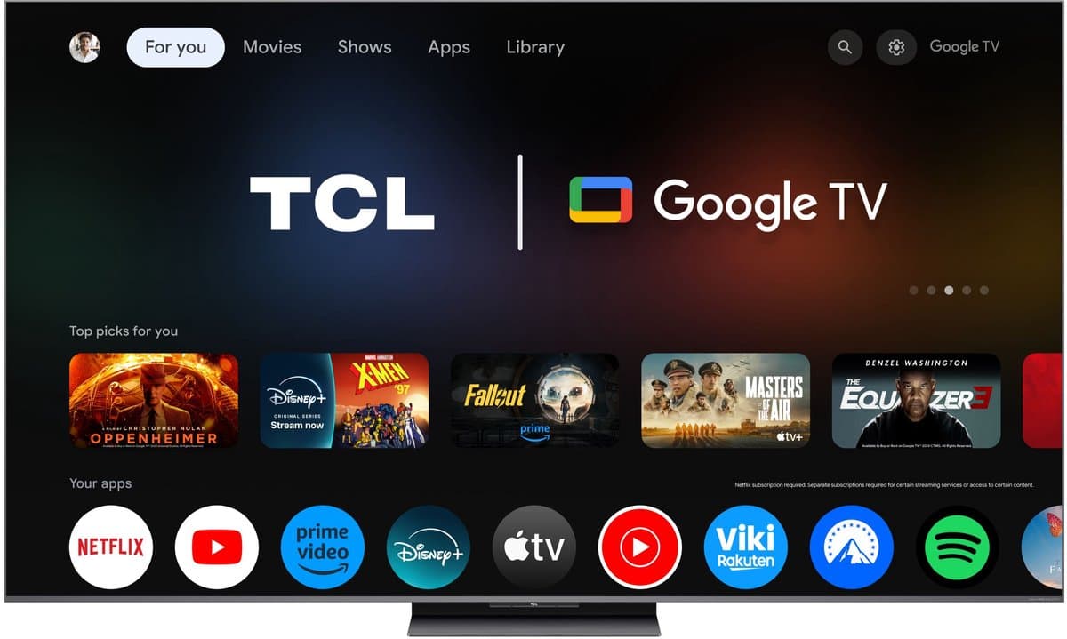 TCL 65Q8C - 4K QD-MiniLED Smart TV met 144Hz gaming thumbnail 8