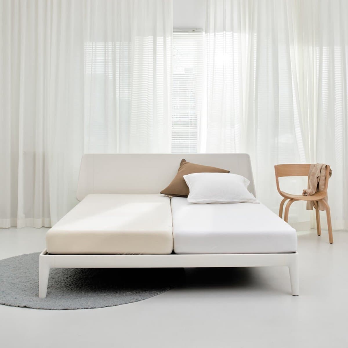 Auping Jersey 190 hoeslaken voor matras - 80/90/100 x 200/210/220 cm - Gebroken wit - Biologisch katoen thumbnail 2